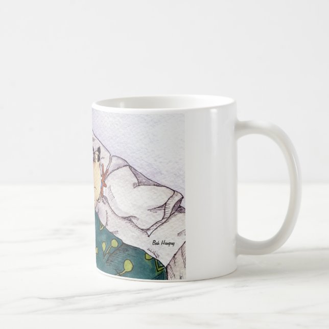 Spooning Pug Coffee Mug (Right)