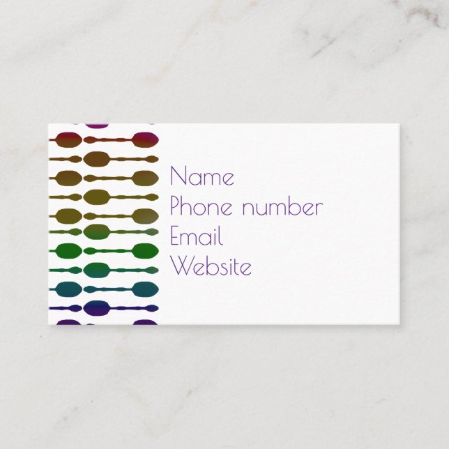 Spoons Business Card (Front)