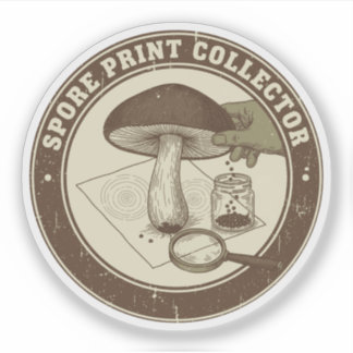 Spore Print Collector Mycology Design
