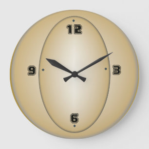 Sport art Deco Large Clock