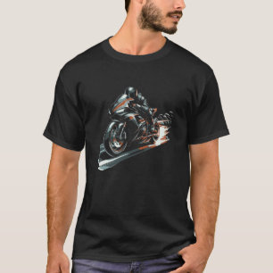 Sport Bike Racing Motorcycle Men Boys Graphic T-Shirt