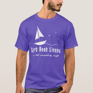 sport boat license drift vintage friend T-Shirt