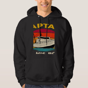 Sport Boat Racing Boat Owner Captain Motor Boat 1 Hoodie