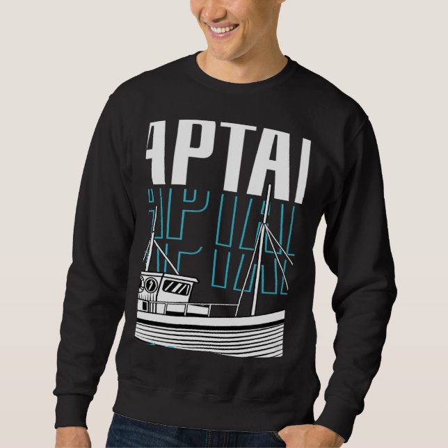 Sport Boat Racing Boat Owner Captain Motor Boat 2 Sweatshirt (Front)