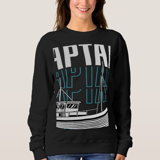 Sport Boat Racing Boat Owner Captain Motor Boat 2 Sweatshirt (Front)