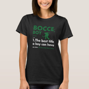 Sport Boy Definition Bocce Premium T-Shirt