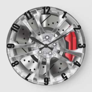 Sport brake caliper clock