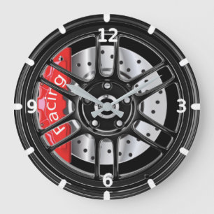 Sport brake caliper clock