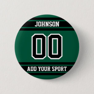 Sport Button Pin -Create Your Own
