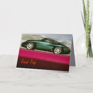 Sport car card