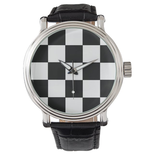 sport car racing finish flag formula one chess watch (Front)