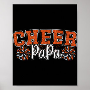 Sport Cheer Dad Proud Cheer Papa My Favourite Chee Poster