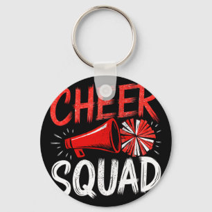 Sport Cheer Squad Funny Cheerleader Cheerleading B Key Ring