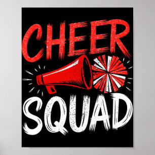 Sport Cheer Squad Funny Cheerleader Cheerleading B Poster