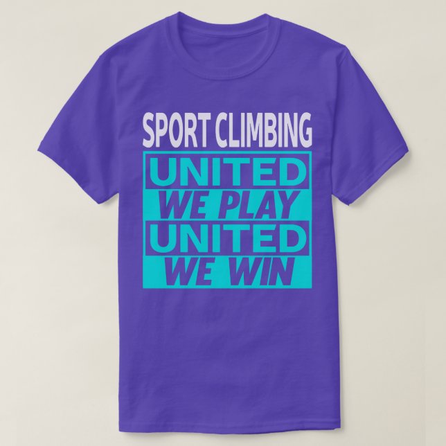 Sport Climbing T-Shirt (Design Front)