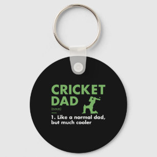 Sport Dad Definition Cricket Key Ring
