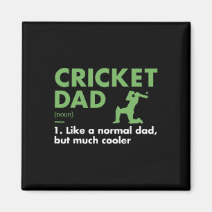 Sport Dad Definition Cricket  Magnet