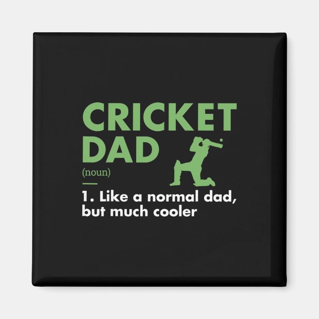 Sport Dad Definition Cricket  Magnet (Front)