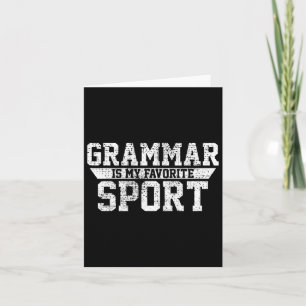 Sport English Teacher Gym Gift  Card
