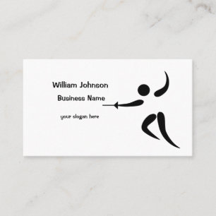 Sport Fencing Fencer Business Card