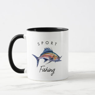 Sport Fishing Blue Marlin Mug