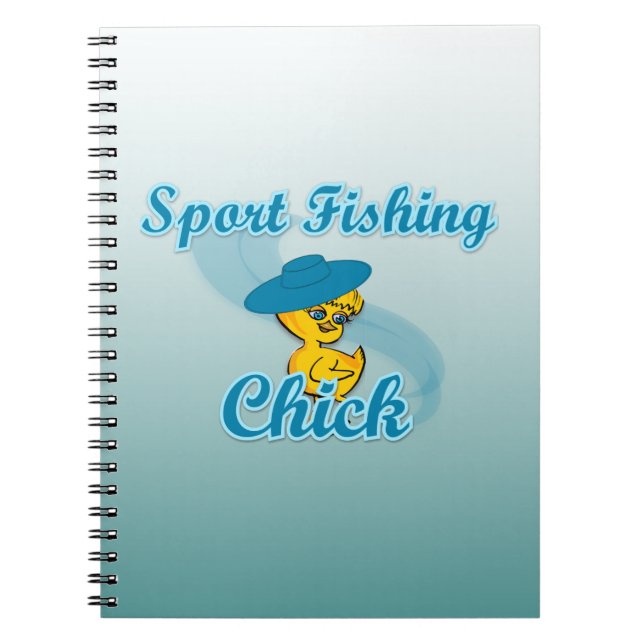 Sport Fishing Chick #3 Notebook (Front)