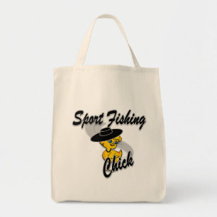 Sport Fishing Chick #4 Tote Bag