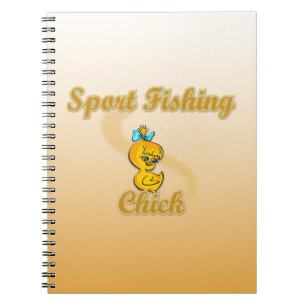 Sport Fishing Chick Notebook