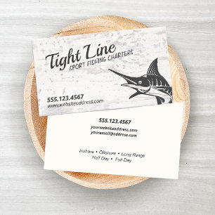 Sport Fishing Fishing Guide Charters Business Card