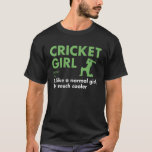 Sport Girl Definition Cricket T-Shirt<br><div class="desc">Sport Girl Definition Cricket.</div>