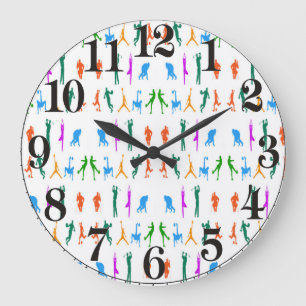 Sport Graphic Design for Acrylic Wall Clock
