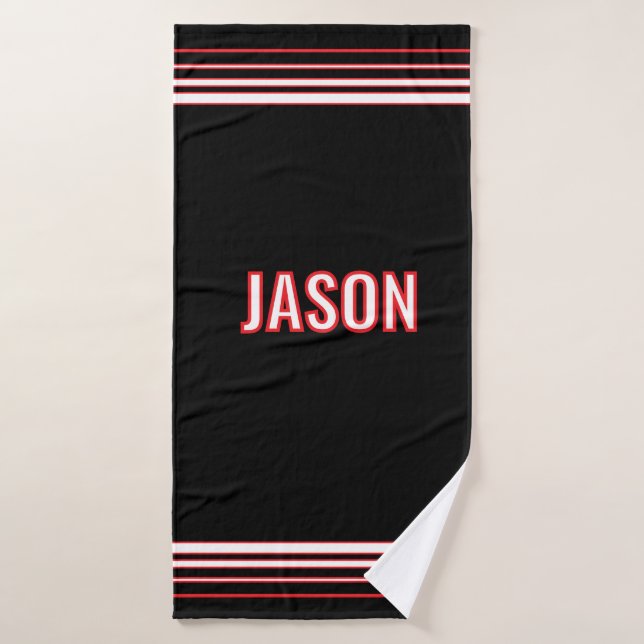 Sport inspired gym and court towel (Bath Towel)