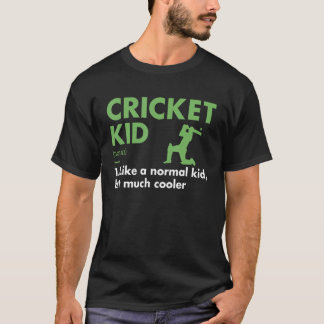 Sport Kid Definition Cricket T-Shirt