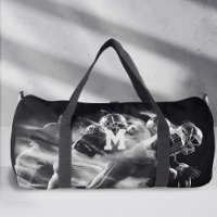 Sport Monogram, Black and White Football