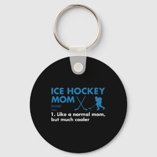 Sport Mum Definition Ice Hockey Key Ring