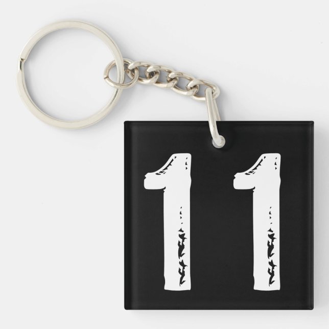 Sport number 11 key ring (Front)