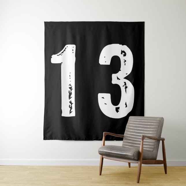 Sport number 13 tapestry (In Situ)