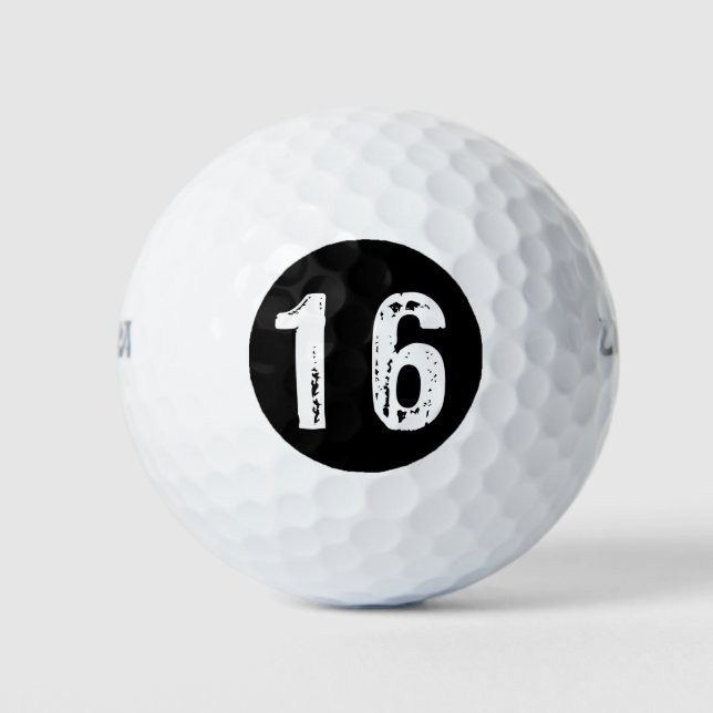 Sport number 16 golf balls (Front)