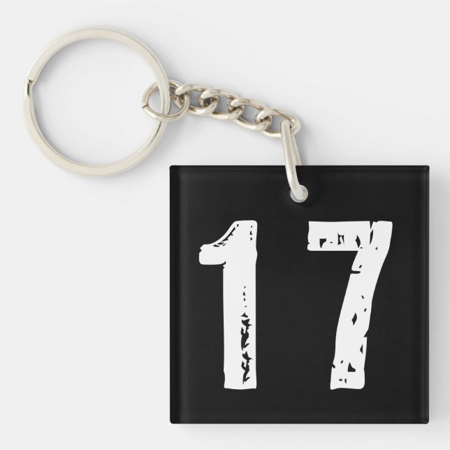 Sport number 17 key ring (Front)
