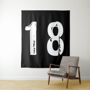 Sport number 18 tapestry