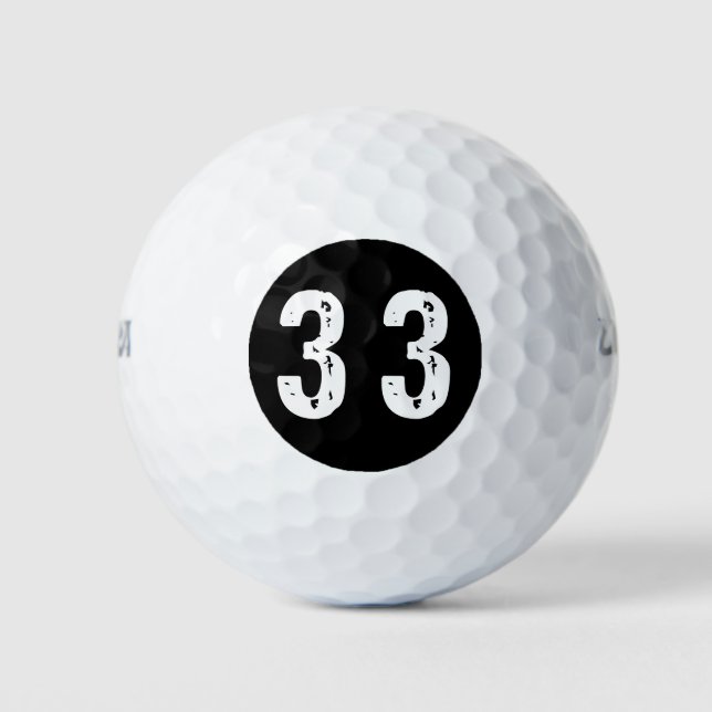 Sport number 33 golf balls (Front)