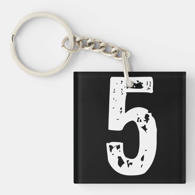 Sport number 5 key ring (Front)