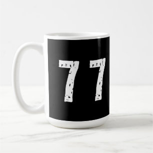 Sport number 77 coffee mug