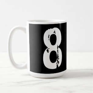 Sport number 8 coffee mug