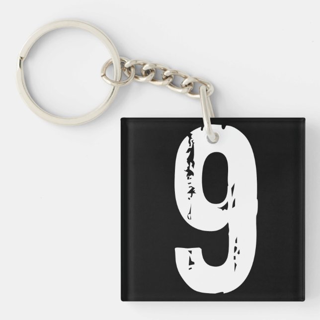 Sport number 9 key ring (Front)