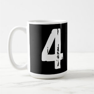 Sport number four coffee mug