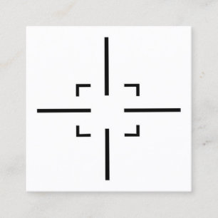 Sport Shooting Square Business Card