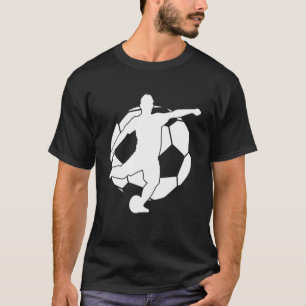 Sport Soccer Graphic  Kids Boys Soccer Player T-Shirt