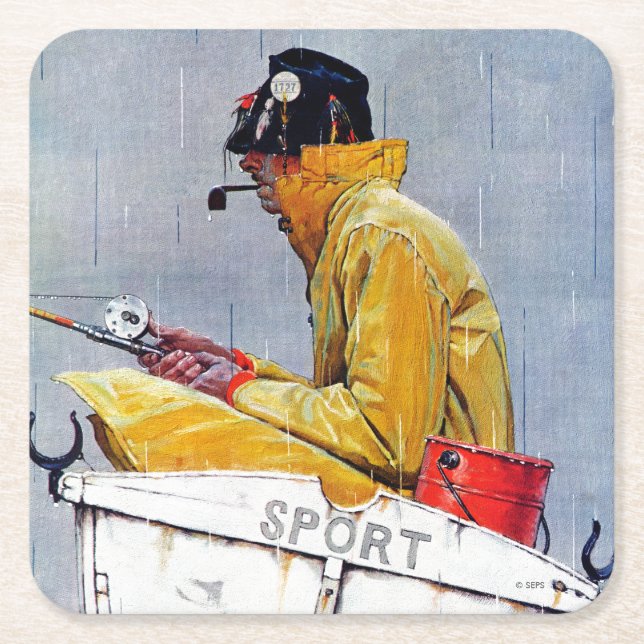 Sport Square Paper Coaster (Front)