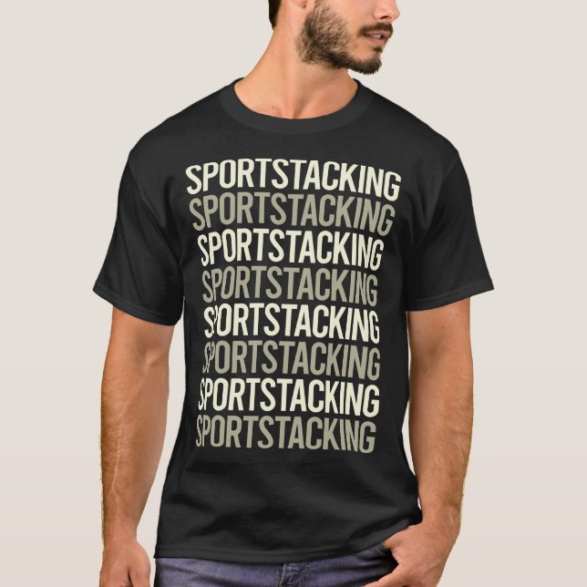 Sport Stacking Cup Stacking Speed Stacking Cups T-Shirt (Front)